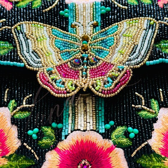 MARY FRANCES Dream Chaser Beaded Crossbody / Clutch Bag NWT - Picture 5 of 10